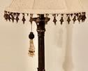 Lovely Lamp measuring 31 inches tall. Provides a lovely elegant look to any table!