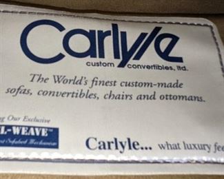 Faux Suede Carlyle Sleeper sofa