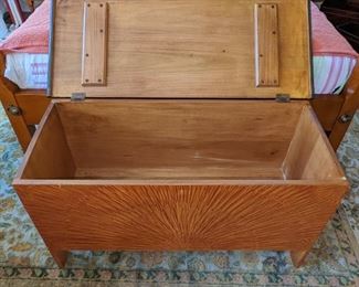 Grain Painted storage chest