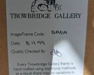 Dozens of Antique Prints Framed from Trowbridge