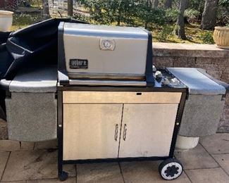 Weber grill and Propane Tank