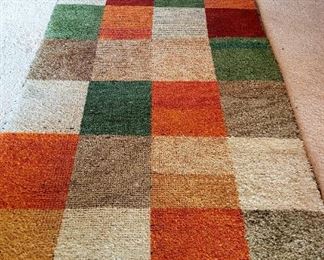 Hand-Woven Wool Hall Runner $85 or bid #3