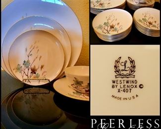 Lenox "Westwind" Service for 6 $95 or bid #14