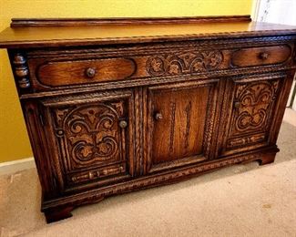 English Oak Sideboard $345 or bid #16