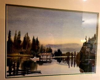 Charles Mulvey watercolor $65 or bid #19