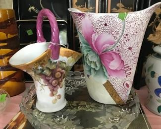 hand painted porcelain by local artist