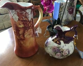 hand painted porcelain by local artist