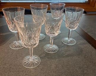 Waterford "Lismore" set of 6 goblets