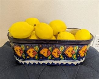 Decorative Lemon Dish