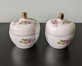 Porcelain Trinket Jars