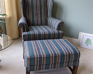 Armchair and Ottoman
