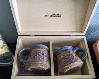 Tokheim Stoneware Mugs