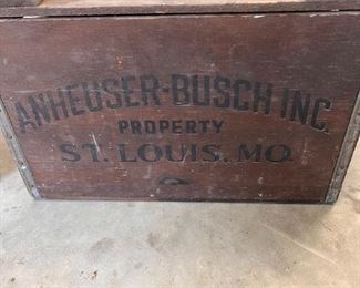 vintage Anheuser Busch box