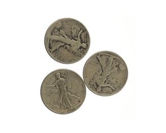 Collection of American Silver Quarters and Half Dollars