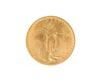 1914-S $20 St. Gaudens Double Eagle Gold Coin