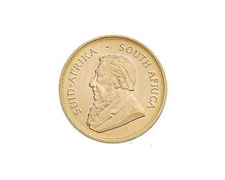 1980 South Africa Krugerrand 1 Ounce Pure Gold Coin