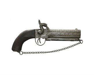Royal Enfield 1861 O/U .62Cal. Caplock Pistol
