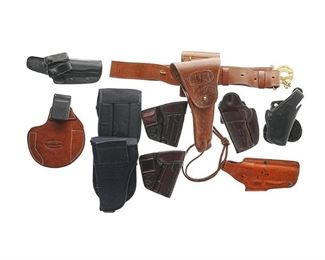 Collection of 10 Misc. Holsters