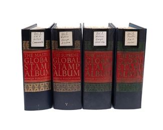 Master Global Stamp Album Volumes 1-4 Estate Curated