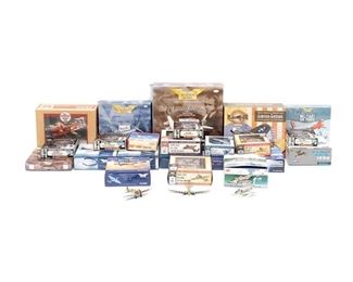 Collection of 23 Mixed Die-Cast Model Planes