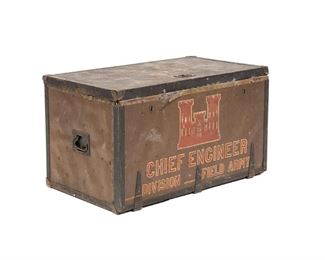 WWI Chief Engineer Unit "B" Drop-Front Field Desk