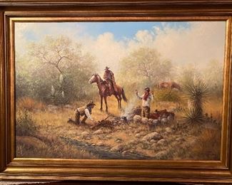 Jack Terry oil painting