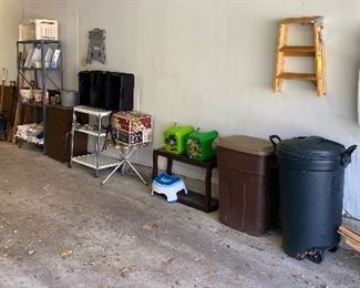 Trash Cans; Step Stools; Lawn Tools; 