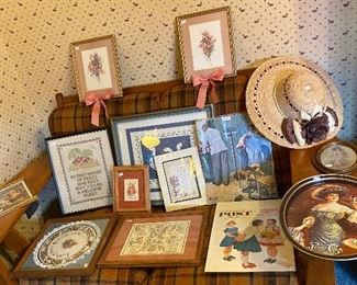 Wall Hangings (Loveseat NOT for sale)