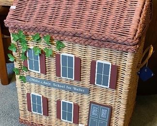 Dollhouse Wicker Hamper