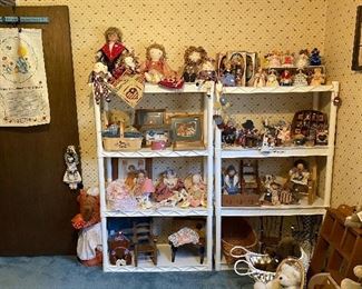 Dolls; Americana Decor; Homemade Kit Dolls
