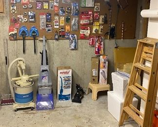 Vacuums; Garage Items
