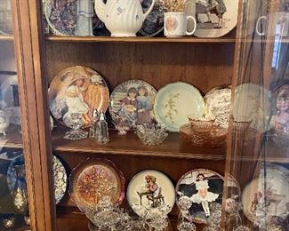 Collectors Plates and Glassware