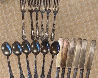 Vintage Reed & Barton Flatware set 18pc Sterling?