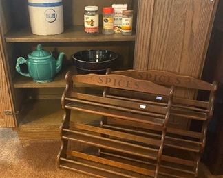 Wooden Spice Racks