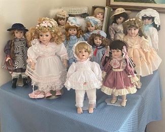Porcelain Collectors Dolls
