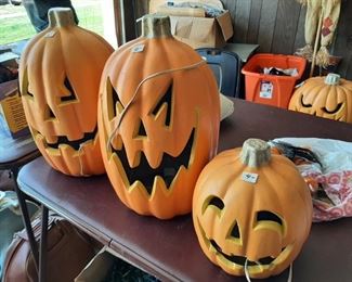Light up pumpkins