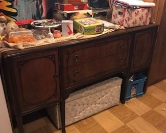 Buffet or sideboard, 1960s  vinyl toybox