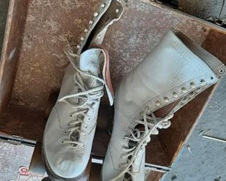 Real leather roller skates