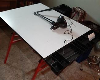 Drafting table, drafting light