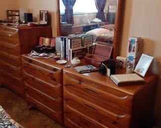 Mid century dresser and mirror