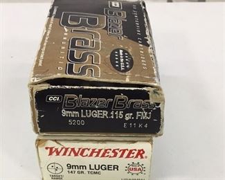 9mm cartridges