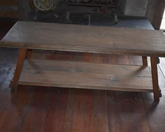 Hand made by Braxton from an old barn door. He affectionately kept the carving that was already on the door that was carved with the words, "CAT HOLD and a Tic-Tac- Toe game. This is a unique piece and would be a wonderful addition to any home.                                 $1,500.00&nbsp;or best offer.&nbsp;&nbsp;Call 615-364-3726 to purchase or make offers and more information.                   