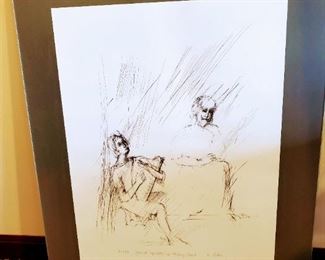 Signed Pencil Art