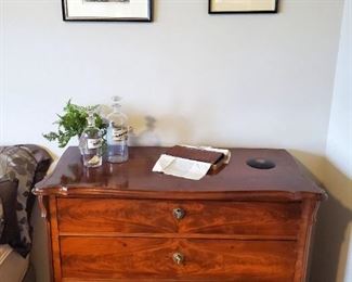Small Burled Wood Dresser