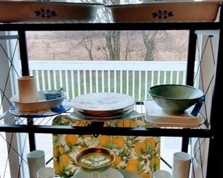 Pyraflam- Pyrex Made in the Netherlands Leaf Pattern