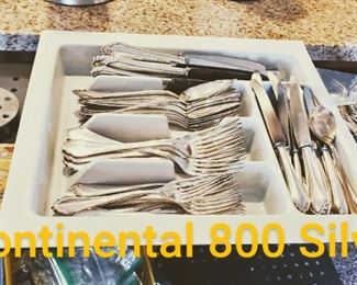 Continental 800 Silver  Silverware Set