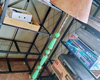 Jadeite Antique  Floor Lamp 1930's  Art Deco