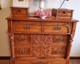Beautiful Carved Dresser 