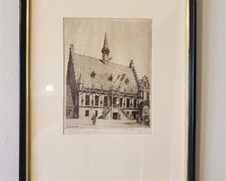 Signed Artwork, Etchings 