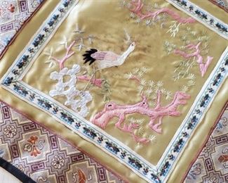 Lovely Oriental Japanese Needlework